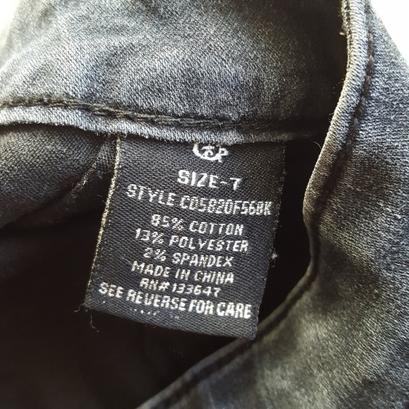 Celebrity Pink Black Stretch Skinny Jeans - Picture 6 of 6